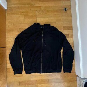 Versace Men's Black and Yellow Hoodie